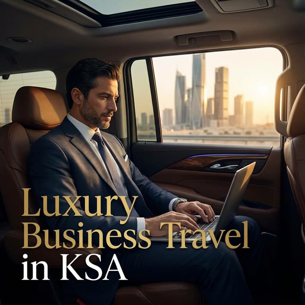 How Business Travelers Use Hourly Chauffeur Services in KSA (2026 Guide)