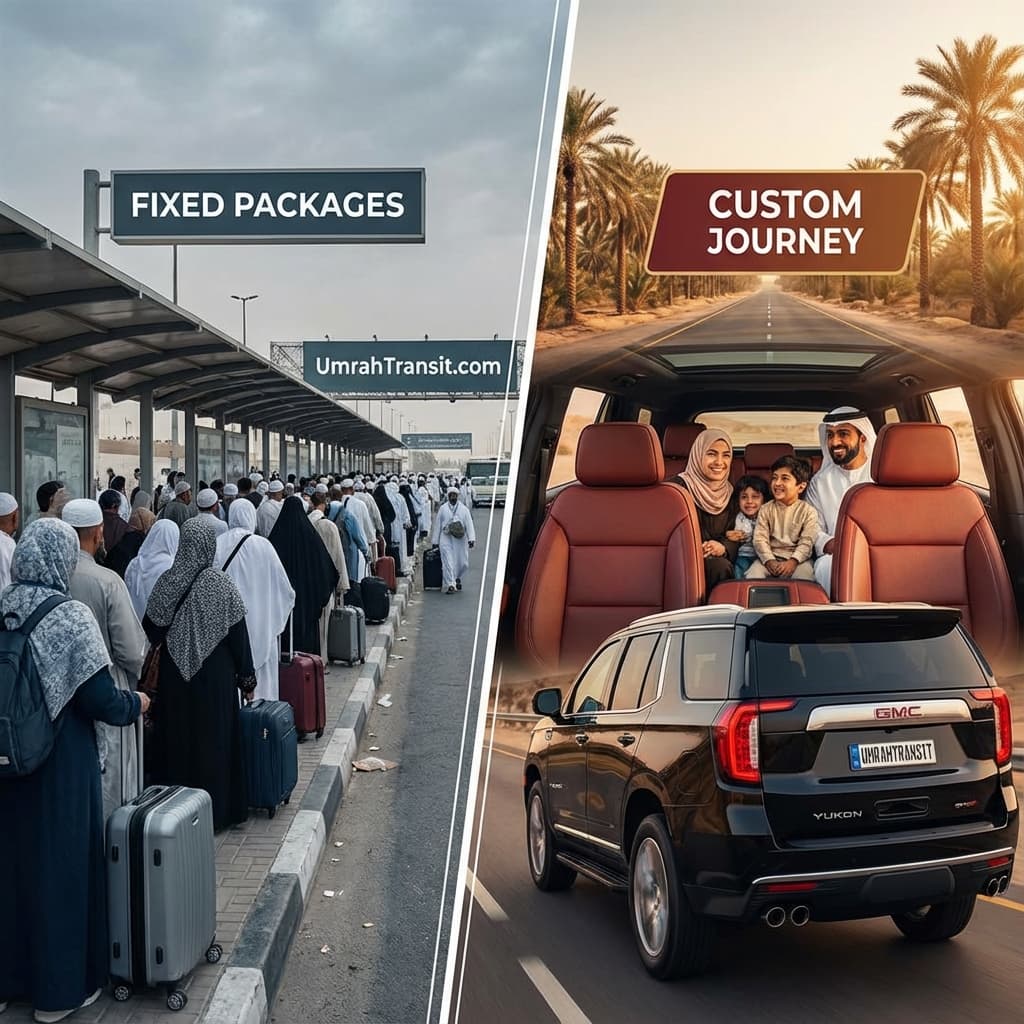 Stop Buying Fixed Umrah Packages: How to Build Your Own Journey in 5 Minutes