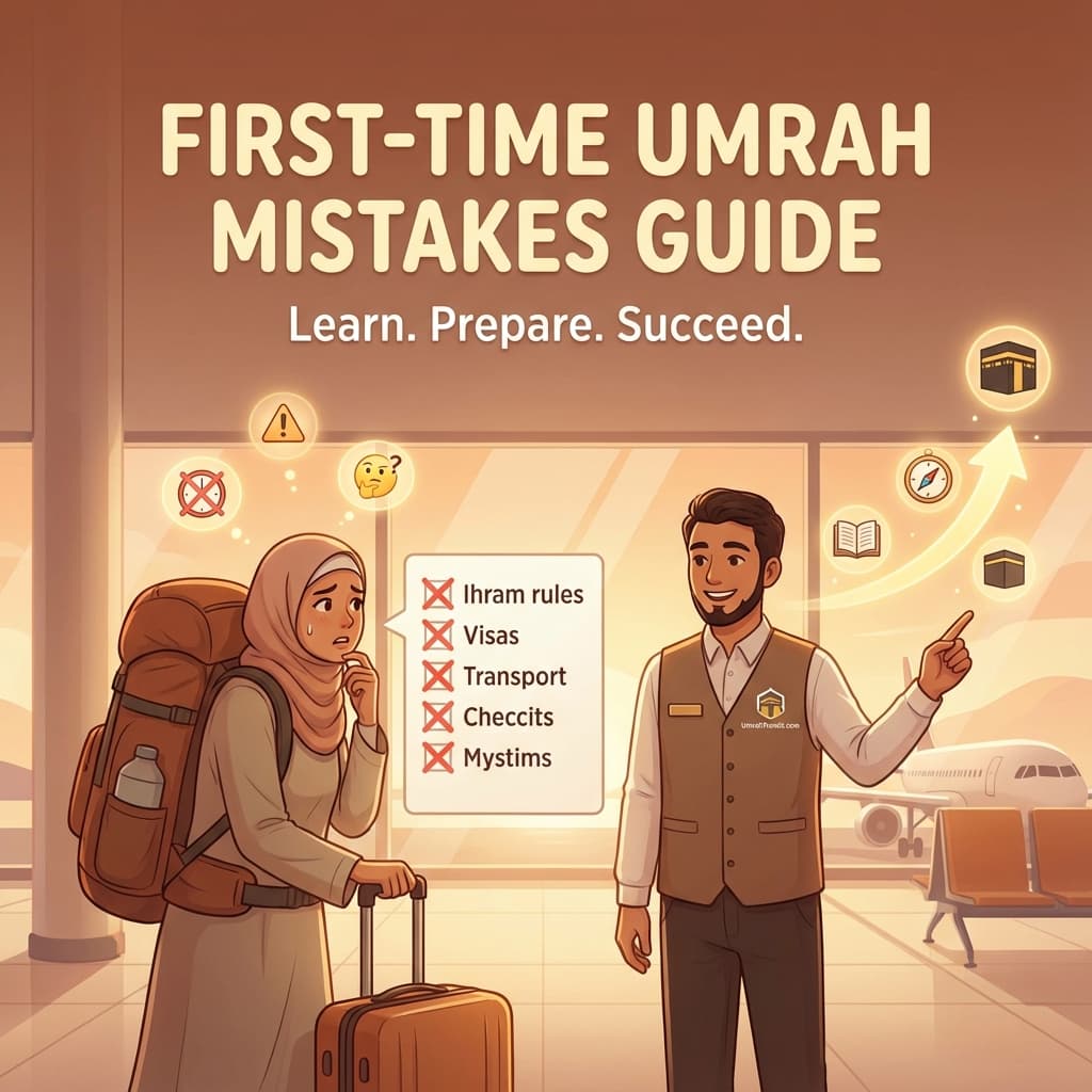 First-Time Umrah 2026: 10 Transportation Mistakes That Cost Pilgrims SAR 2,000+ (Avoid These!)