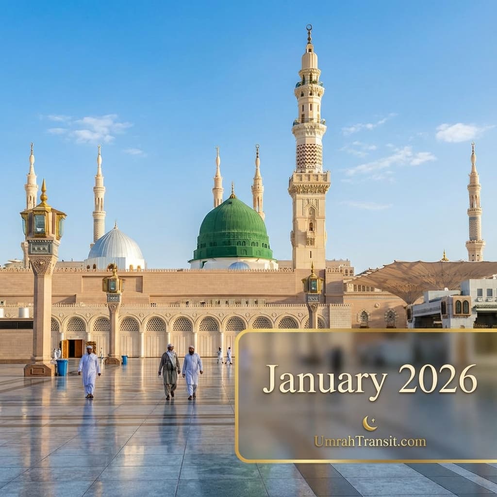 Why January 2026 is the Best Time for Umrah: Weather, Crowds, and Custom Deals