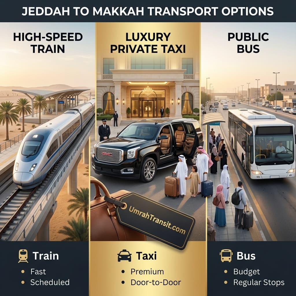 Jeddah Airport to Makkah: Complete Guide (Taxi vs. Train vs. Bus)