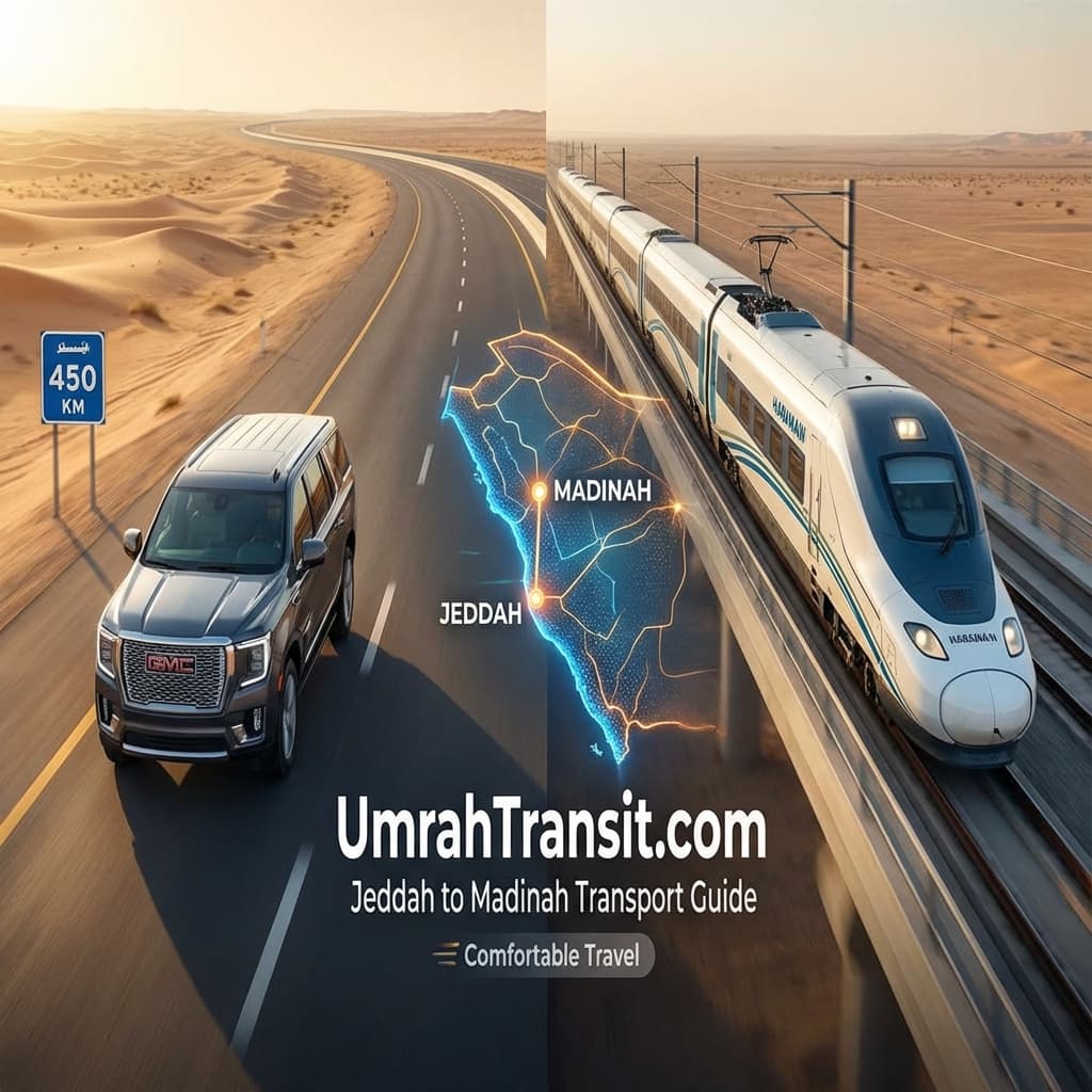 Jeddah Airport to Madinah 2026: Train vs Taxi vs Private Transfer