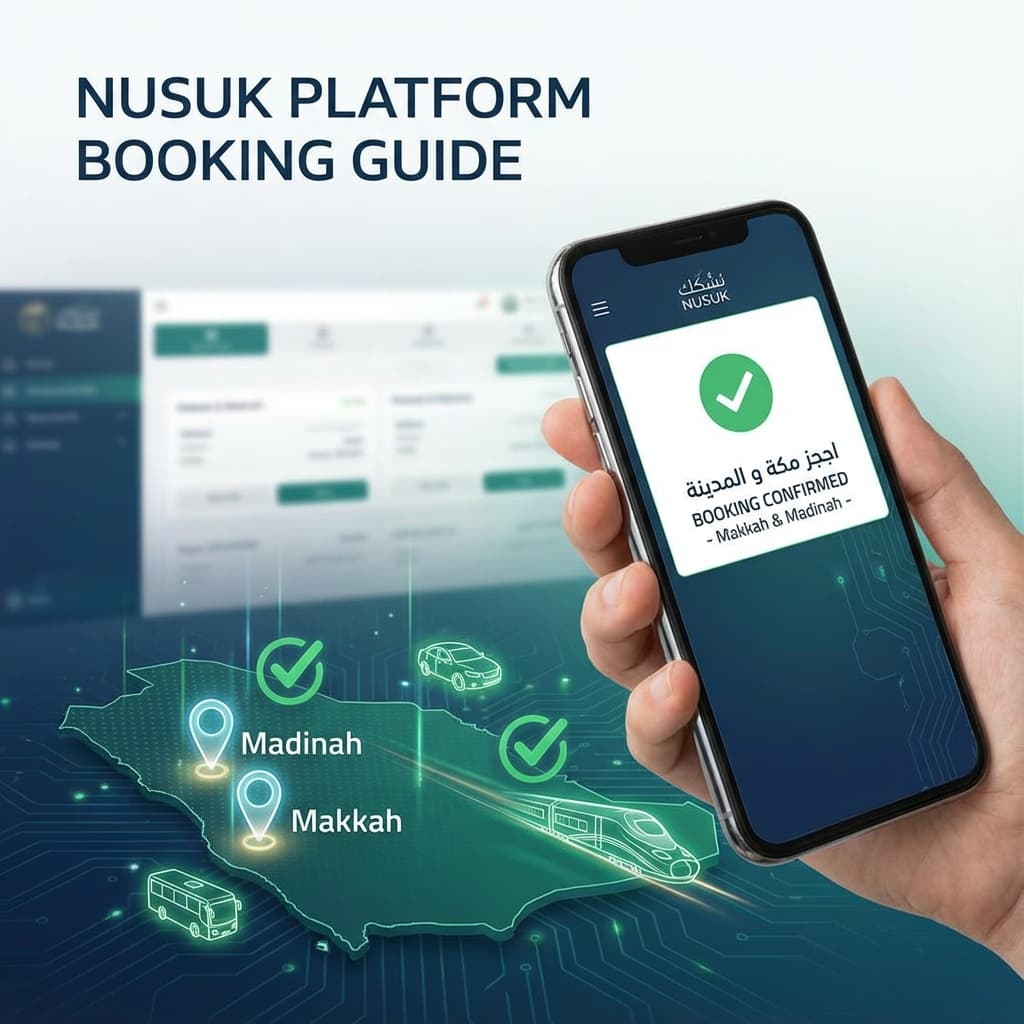 Nusuk Platform 2026: How to Book Mandatory Transport for Umrah Visa (Step-by-Step + Screenshots)