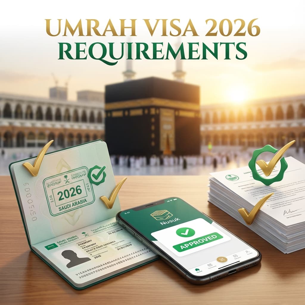 The Official 2026 Umrah Visa Guide: Requirements & Nusuk Booking (Updated Dec 2025)