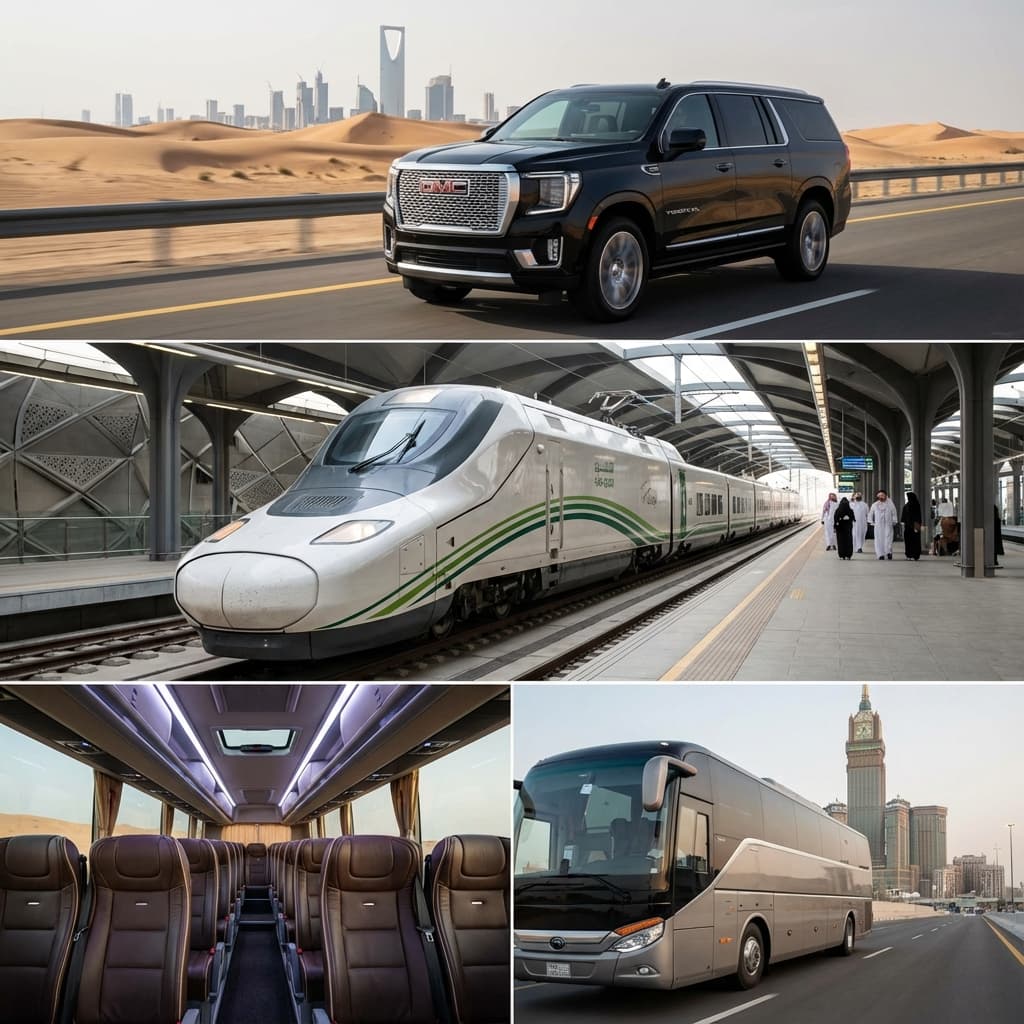 Luxury Transport vehicles for Umrah