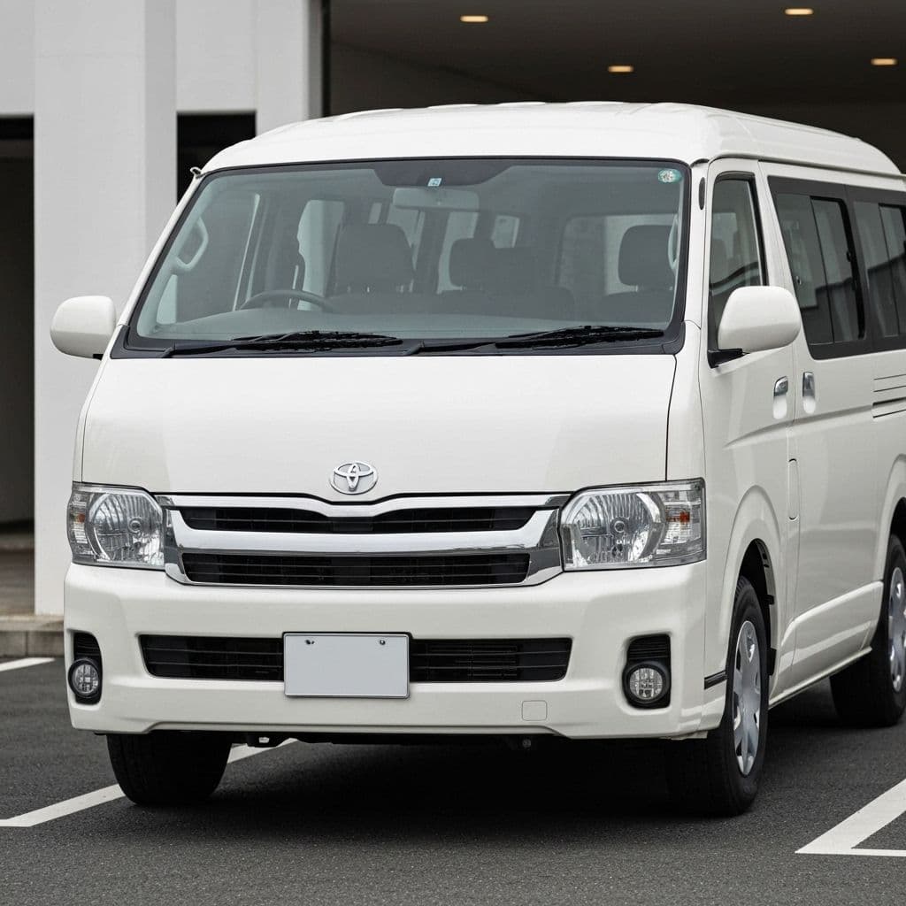 Toyota Hiace - Premium Umrah transport vehicle