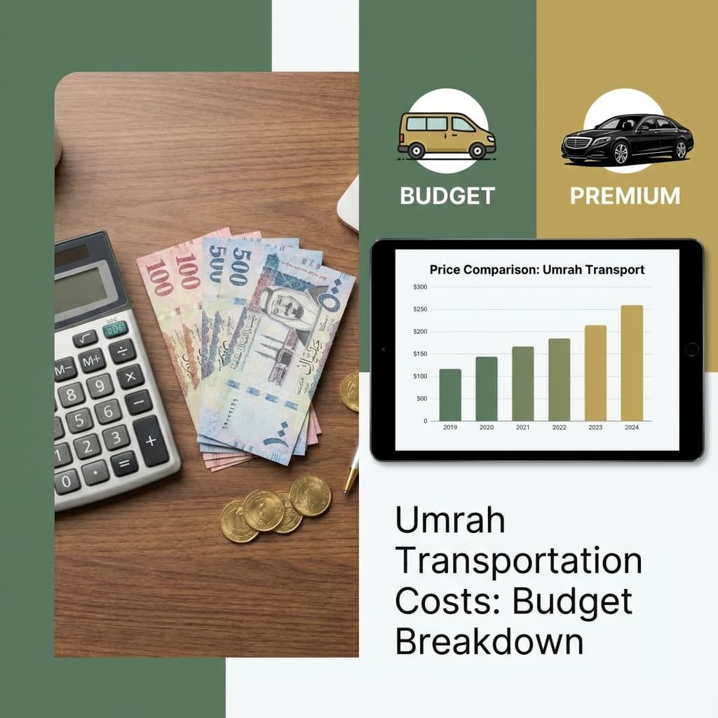 Umrah Transportation Costs 2026: Complete Budget Breakdown (SAR 500-3,000) | Save 60%